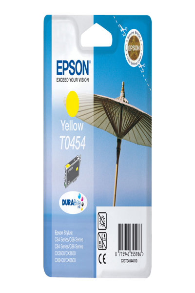 Encre pigmentée Epson Singlepack Jaune T0454 DURABrite - 1 pièce