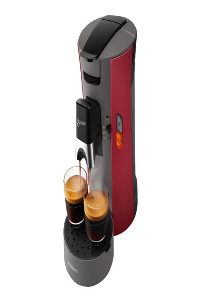 Philips Senseo CSA230/90 - Pod coffee machine - 0.9 L - Coffee pod - Grey - Red - CSA230/90