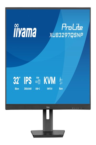 IIYAMA 32" IPS MONITOR USB-C D - XUB3297QSNP-B1