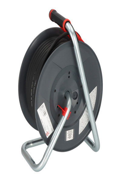 Brennenstuhl 9232400100, Svart, Röd, Plast, 5 AC-uttag, Rak, 40 m, IP44 - 9232400100