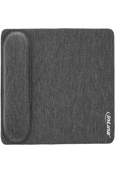 Tapis de souris InLine avec repose-poignet noir