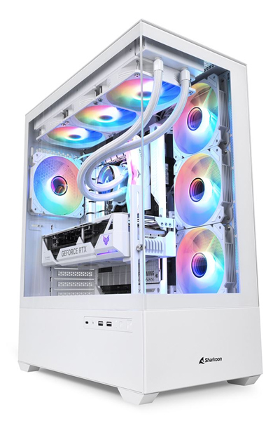 Sharkoon AK6 RGB White ATX white