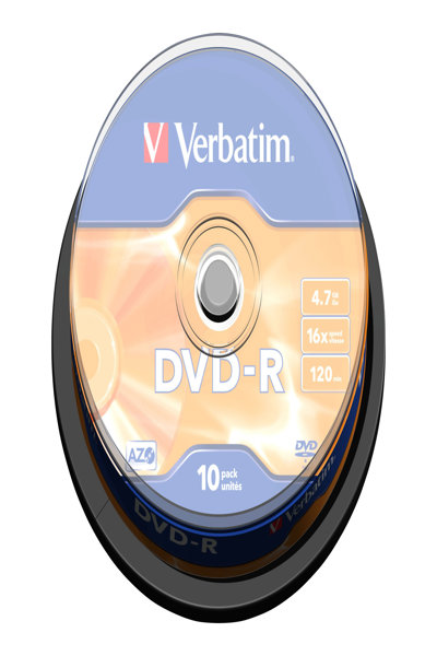 DVD-R Verbatim 10 x - 4,7 Go 16x
