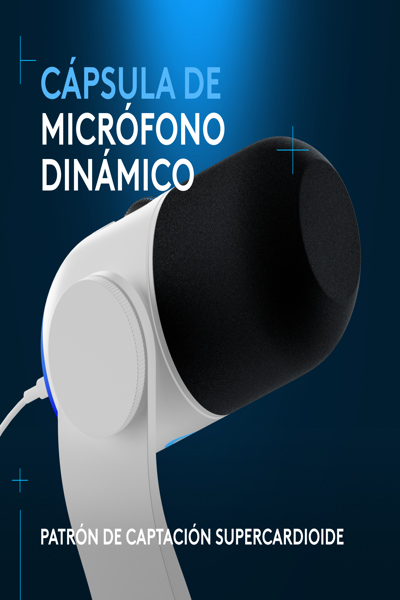 Logitech YetiGX DynamRGB G Mic LIGHTSYNC OFF WHIT - 988-000576