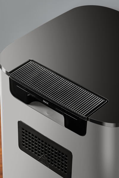 Panasonic NF-CC500SXE, Varmluftsfritös, 5 L, 80 °C, 200 °C, Enkel, Grå - NF-CC500SXE