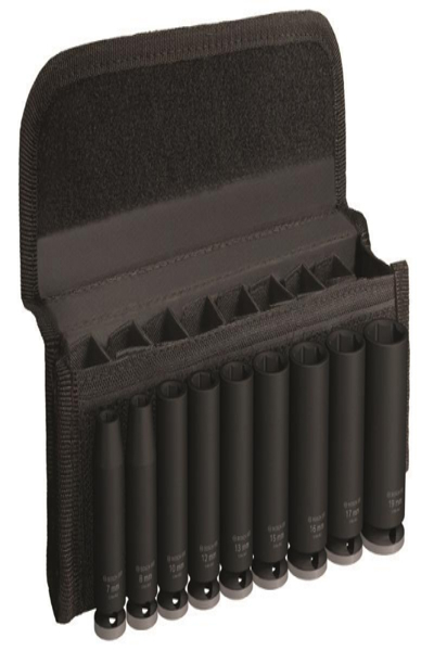 Bosch PRO Impact SteckschlÃƒÂ¼sseleinsatz-Set 3/8" 9-teilig schwarz tief