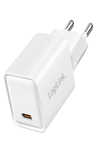 LogiLink PA0355 - USB-Ladegeraet 20 W 5-12 V 1x USB-C PD+QC 3.0 GaN weiÃƒÅ¸ - PA0355