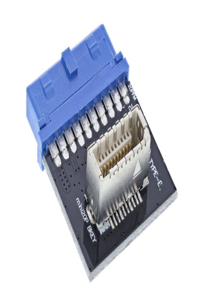 Adaptateur USB 3.0 vers USB 3.1 en ligne pour panneau avant Key-B interne
