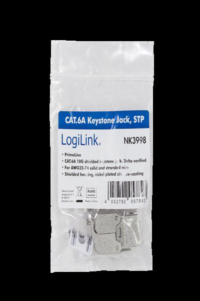 LogiLink Professional Cat.6A Keystone Jack STP AWG22-24