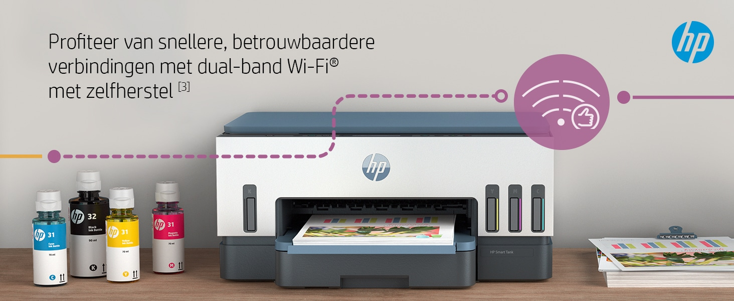 HP Printer Smart Tank 7006 All-in-One - Inkjet - Colored - 28B55A#BHC