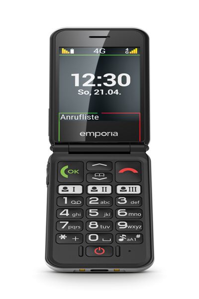 Emporia SIMPLICITY glam 4G - white - Cellphone - 7.1 cm - V227-4G_001