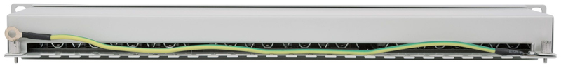 Cat6a skärmad patchpanel - RJ-45 X 24 - 1U (19") - 720854