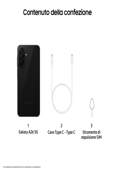 Samsung Galaxy A26 5G Smartphone - SM-A266BZKBEUE