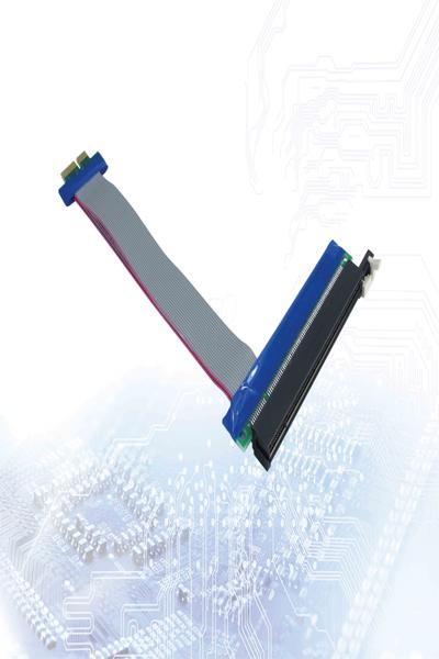 Inter-Tech 88885365, PCIe, PCIe, Bleu