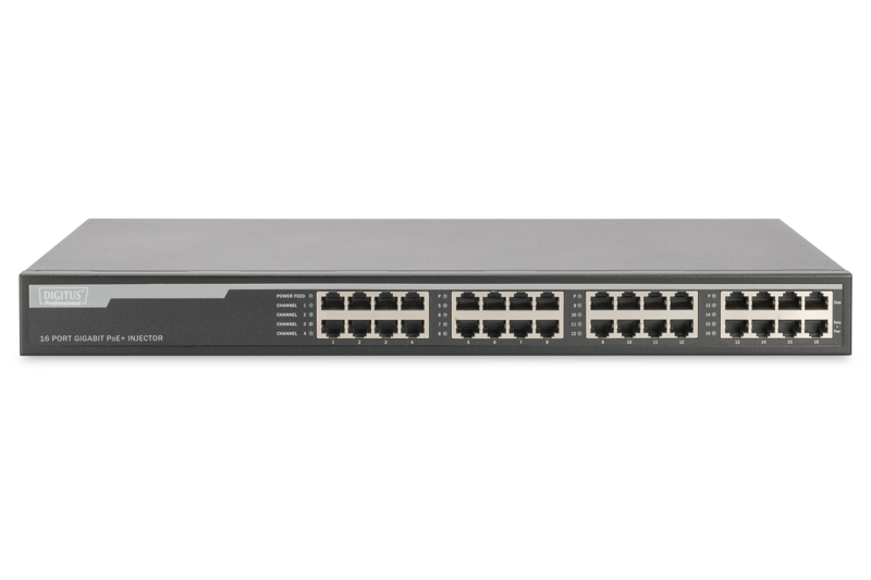 DIGITUS DN-95116 16-Port PoE+ 250W - DN-95116