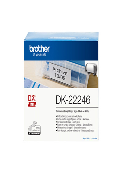 Brother DK-22246 - Paper - black on white - DK22246