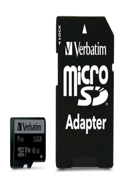 Verbatim PRO - Flash memory card (SD adapter included) - 47041