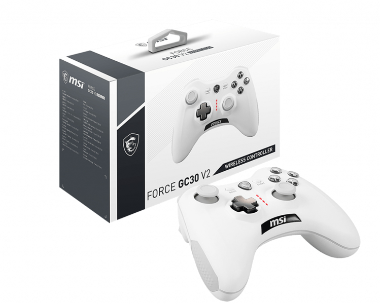 MSI Force GC30 V2 - Gamepad - trådlös, trådbunden - S10-43G0040-EC4