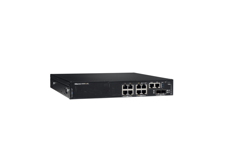 EMC PowerSwitch N3208PX-ON - Switch - L3 - managed - 4 x 10/100/1000/2.5G/5G (PoE++) + 4 x 10/100/1000 (PoE++) + 2 x 10 Gigabit SFP+ - Luftstrom von vorne nach hinten - an Rack montierbar - PoE++ - CAMPUS Smart Value - 210-ASPN