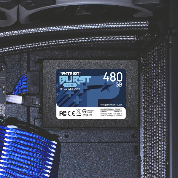 Patriot Burst Elite - 480 GB SSD - 2.5" - PBE480GS25SSDR
