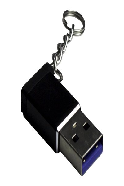Adaptateur USB Inter-Tech - USB-C (F) vers USB Type A (M)