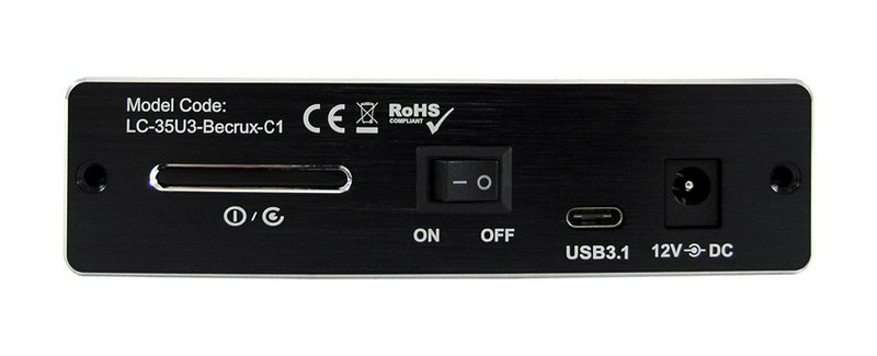 LC-Power LC-35U3-Becrux-C1 - HDD enclosure - 3.5" - LC-35U3-BECRUX-C1