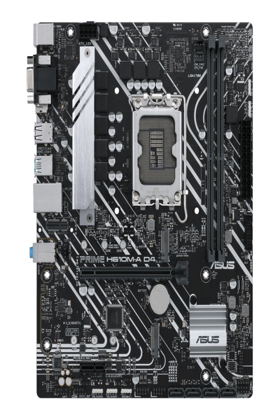 ASUS PRIME H610M-A D4 - Moderkort - 90MB19P0-M0EAY0