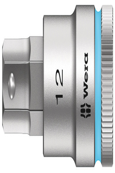 Wera 05003826001, Douille, 1/2", métrique, 1 tête(s), 12 mm, acier au chrome-vanadium