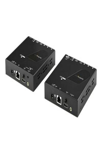 StarTech.com HDMI over IP Extender Kit with Video Wall Support - 1080p - 1920 x 1080 pixels - AV transmitter & receiver - 100 m - Black - ST12MHDLAN2K