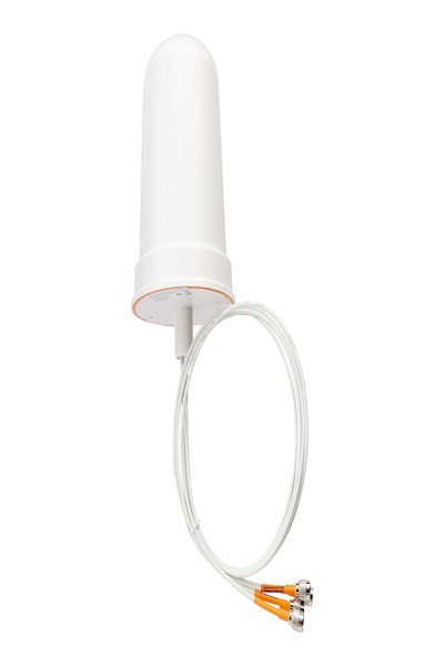 Cisco Aironet Dual-Band Omnidirectional Wi-Fi Antenna - 4 dBi (2.4 GHz)/4 dBi (5 GHz) - 4 Ports - Wall/Mast Mount - 1-Year Limited Hardware Warranty (AIR-ANT2544V4M-RS=) - 4 dBi - 2.4/5 GHz - IEEE 802.11n - 4 dBi - 4 dBi - 50 ? - AIR-ANT2544V4M-RS=