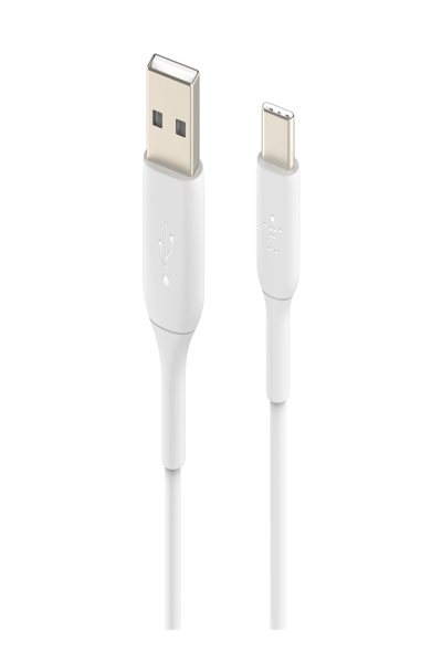 Belkin USB-A to USB-C PVC cable white 1m - Digital connection - CAB001BT1MWH2PK