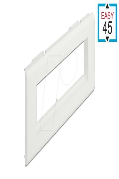 Delock Easy 45 - cadre - blanc, RAL 9003