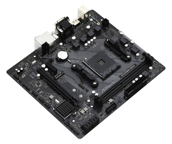 ASRock A520M-HDV Micro ATX AM4 Motherboard - 90-MXBE50-A0UAYZ