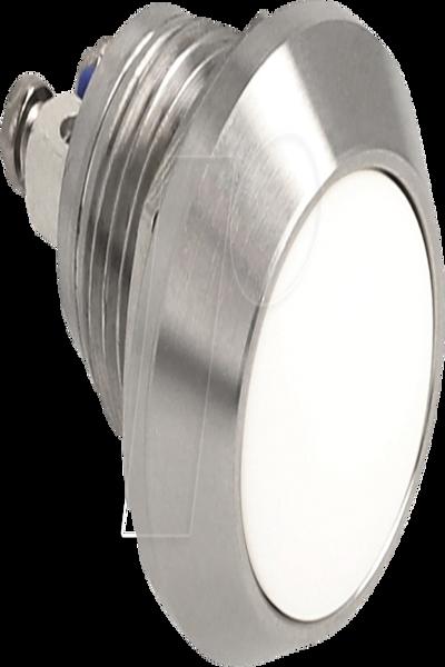 Delock 12mm Push Button Switch 2-Pin Screw Terminal - 22035