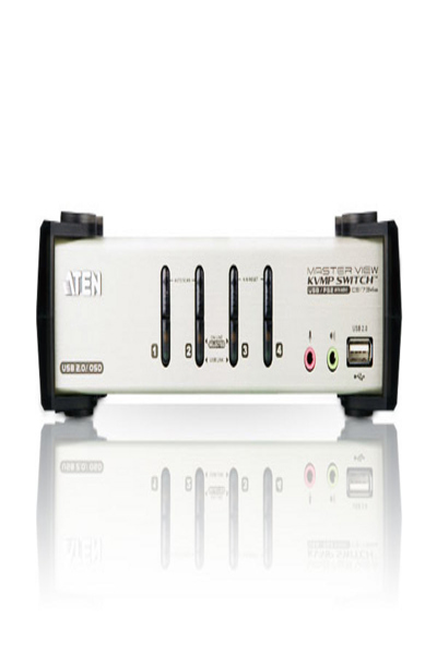 ATEN CS1734B-A7-G 4-PORT USB 2.0 KVMP SWITCH OSD - CS1734B-A7-G
