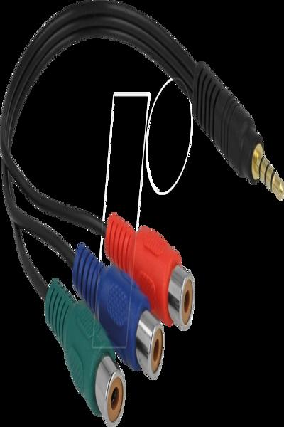 Delock-videokabel - komponentvideo - 62499