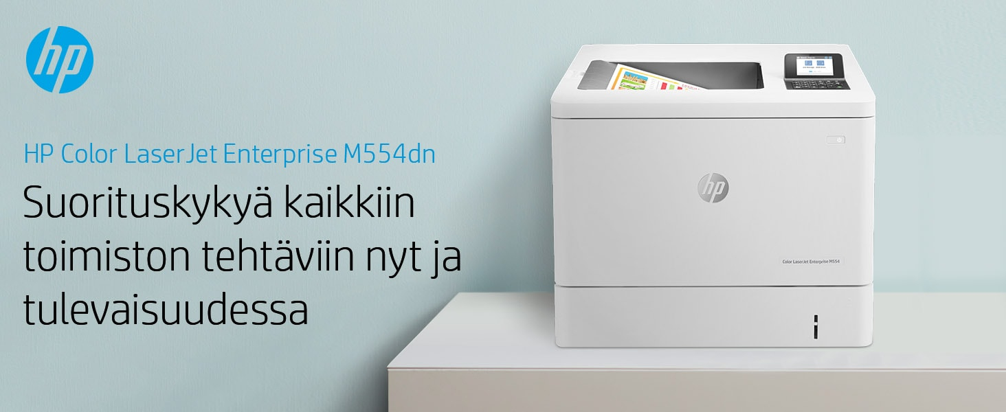 HP Color LaserJet Enterprise M554dn Printer - 7ZU81A