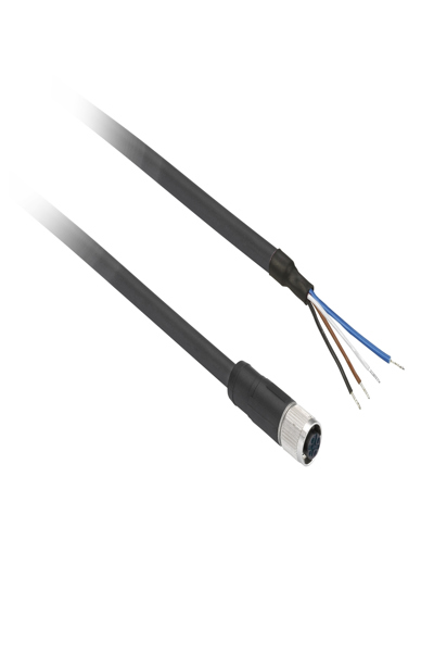 Câble Schneider Electric XZCP0941L2 2 m M8 noir