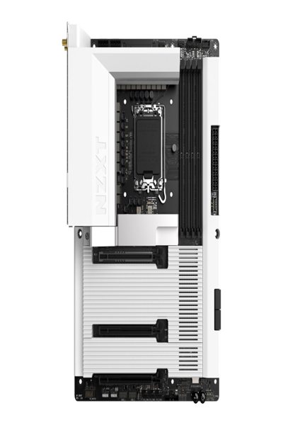 NZXT N7 Z890 - Motherboard - ATX - LGA1851 Socket - Z890 Chipset - USB-C 3.2 Gen 2x2 - USB 3.2 Gen 2 - USB 3.2 Gen 1 - USB4 - 2.5 Gigabit LAN - Wi-Fi 6E - Bluetooth - Onboard Graphics (CPU required) - Motherboard - Intel Socket 1851 (Core Ultra 100&200) - N7-Z89XT-W1