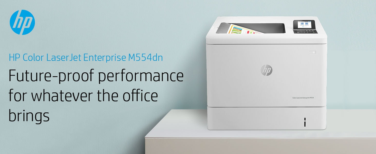 HP Color LaserJet Enterprise M554dn Printer - 7ZU81A