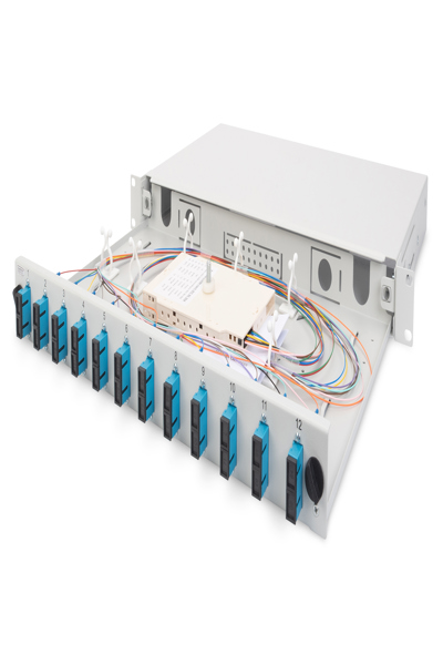 DIGITUS Fiber Optic Splice Box, extendible, quick lock - DN-96200-QL