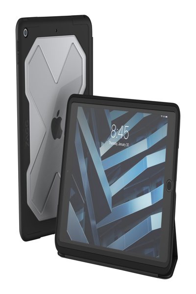 ZAGG Cases-Rugged Messenger-Apple-iPad 10.2-FG-Charcoal Folio - 102004701