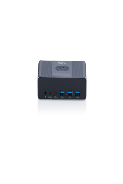 DIGITUS USB-C 3.0 Dual HDMI KVM Switch, 2-port, 4K60Hz, Core Line - DS-12856