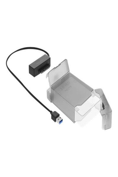 Delock USB Typ-A till SATA-omvandlare med 3,5" skyddshölje - 64086