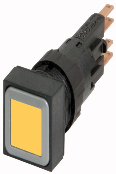 Interrupteur à bouton-poussoir Eaton Q18LTR-GE/WB noir jaune