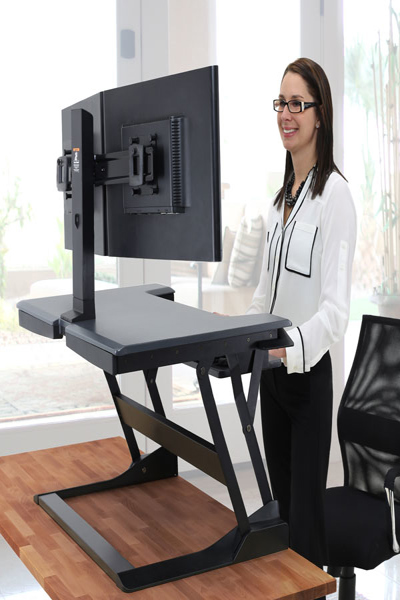 Ergotron WorkFit Dual Monitor Kit Black - 97-934-085