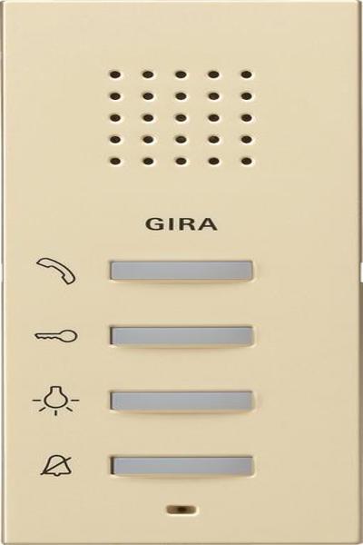 Station d'appartement GIRA 125001 en saillie System 55 blanc crème