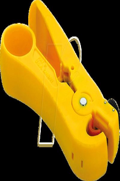 Delock Kabelskalare - gul - 86478