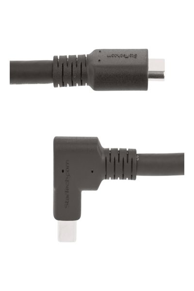 StarTech.com 2m robust rätvinklig USB-C-kabel - RUSB315CC2MBR