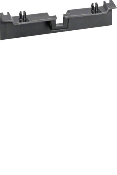 Tablier porte-unité Hager SL20055A RAL9011 noir graphite